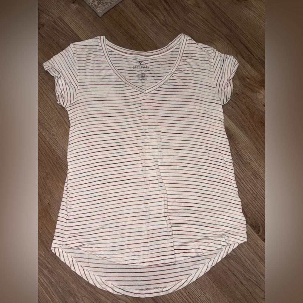 American Eagle Multi-Colored Soft & Sexy Tee